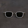 Rigards X TVA joint RG2004TVA titanium aluminum magnesium alloy double-layer sunglasses series RG-RG2004TVA-FGGLYTMSH retro olive + silver frame transparent dark gray lens